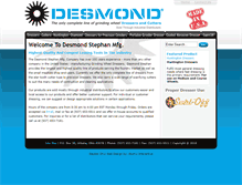 Tablet Screenshot of desmond-stephan.com